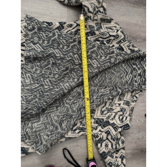 Ecote’ Urban Outfitters Chunky Blanket Open Cardigan Fair Isle Knit size s - Picture 5 of 8